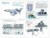 Quinta Studio QDS+48520 Tornado Gr.1 3D-Printed coloured Interior on decal paper (Italeri) (small version) (with 3D-printed resin parts) 1/48